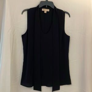 Michael Kors tie shirt 6 black great condition